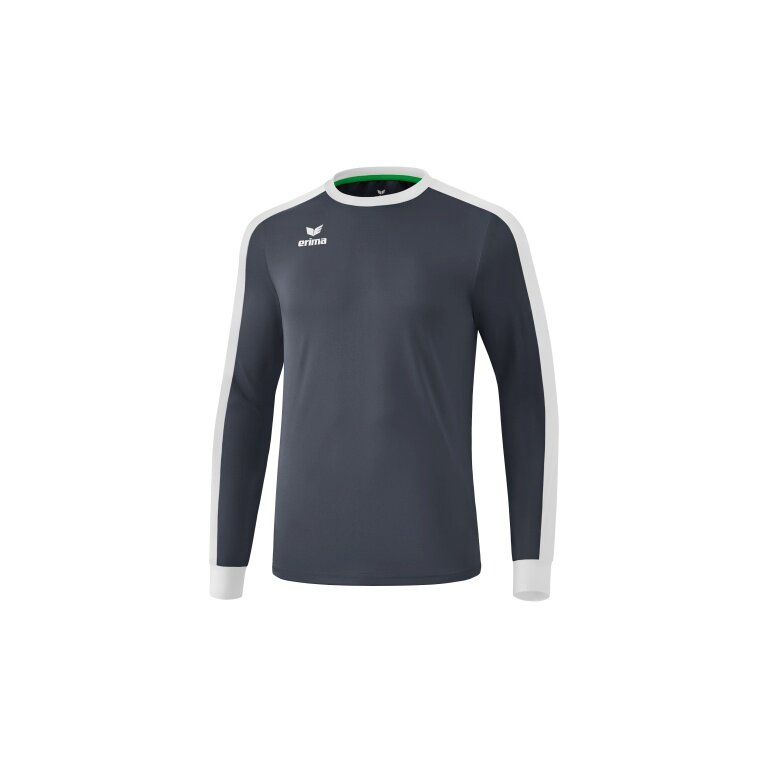 Erima Sport-Langarmshirt Trikot Retro Star (100% Polyester) grau/weiss Herren