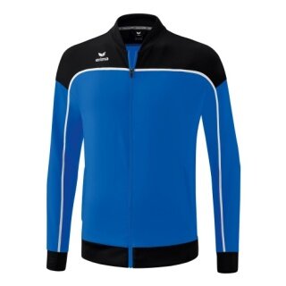 Erima Präsentationsjacke Change (100% rec. Polyester, elastisches Funktionsmaterial) royalblau/schwarz/weiss Jungen