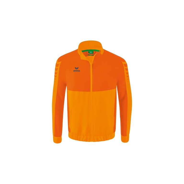 Erima Präsentationsjacke Six Wings (100% Polyester, Stehkragen, ohne Innenfutter) orange Herren