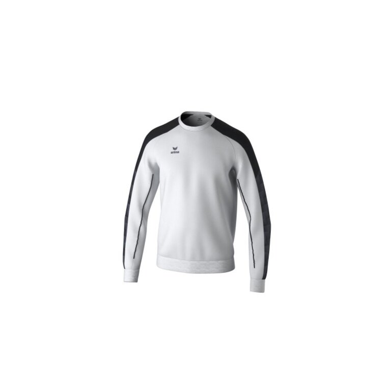 Erima Pullover Evo Star Sweatshirt (hoher Tragekomfort) weiss/schwarz Herren