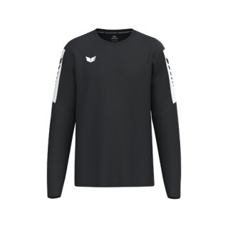 Erima Pullover Intro Sweatshirt (strapazierfähig Funktionsmaterial) schwarz Jungen