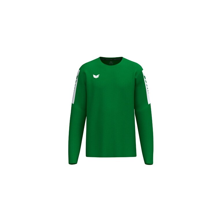 Erima Pullover Intro Sweatshirt (strapazierfähig Funktionsmaterial) grün Herren