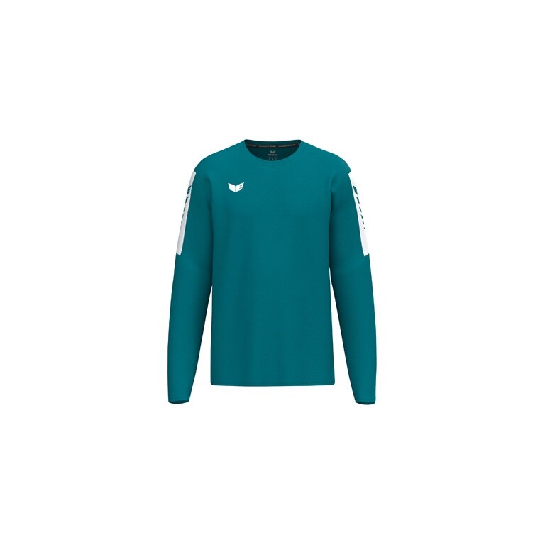 Erima Pullover Intro Sweatshirt (strapazierfähig Funktionsmaterial) blau Herren