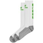 Erima Sportsocke Classic 5-Cubes Long weiss/grün - 1 Paar