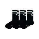 Erima Sportsocken 3 Wings (Baumwolle) schwarz/weiss - 3 Paar