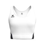Erima Sport-Bra T&F Wings (Racerback, feuchtigkeitsabsorbierend) weiss/schwarz Damen
