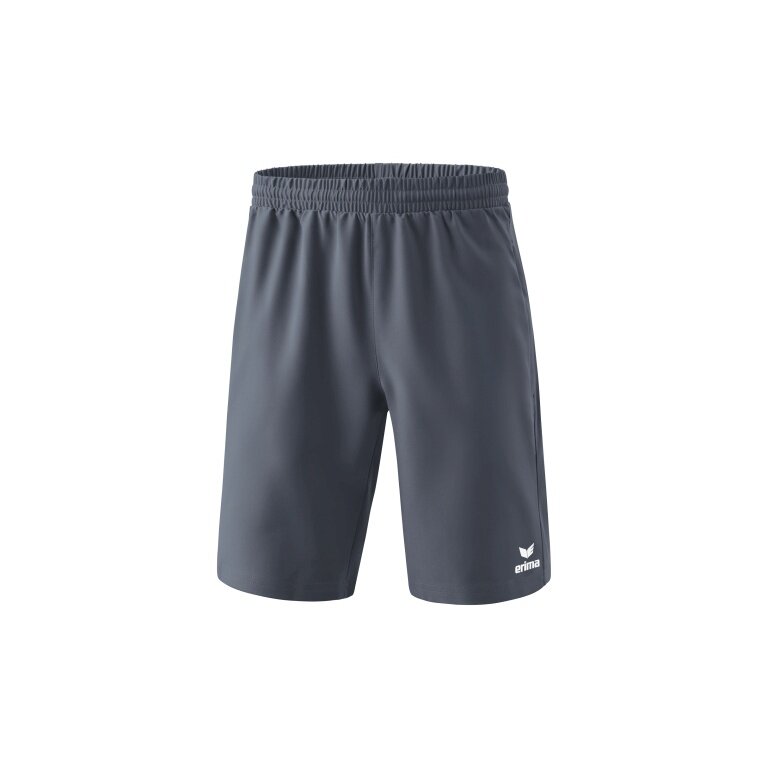Erima Sport-Hose Change Shorts (mit Innenhose, Stretch-Einsätze) kurz grau Herren