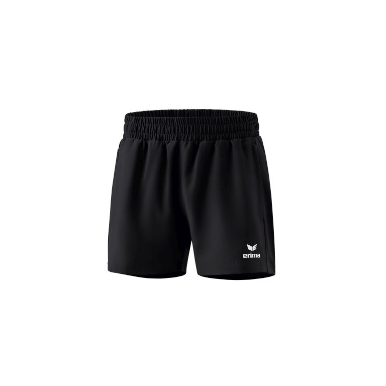 Erima Sport-Hose Change Shorts (mit Innenhose, Stretch-Einsätze) kurz schwarz Damen