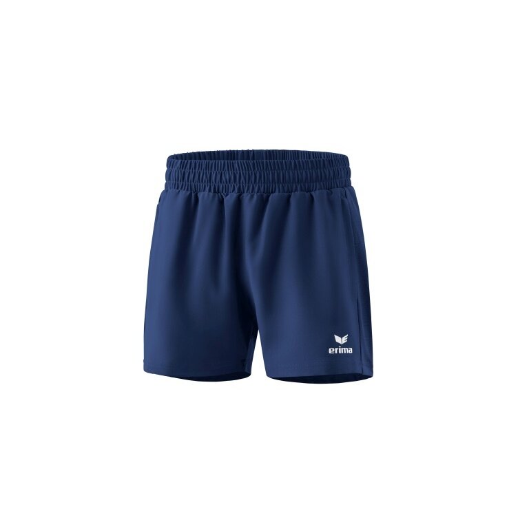 Erima Sport-Hose Change Shorts (mit Innenhose, Stretch-Einsätze) kurz navyblau Damen