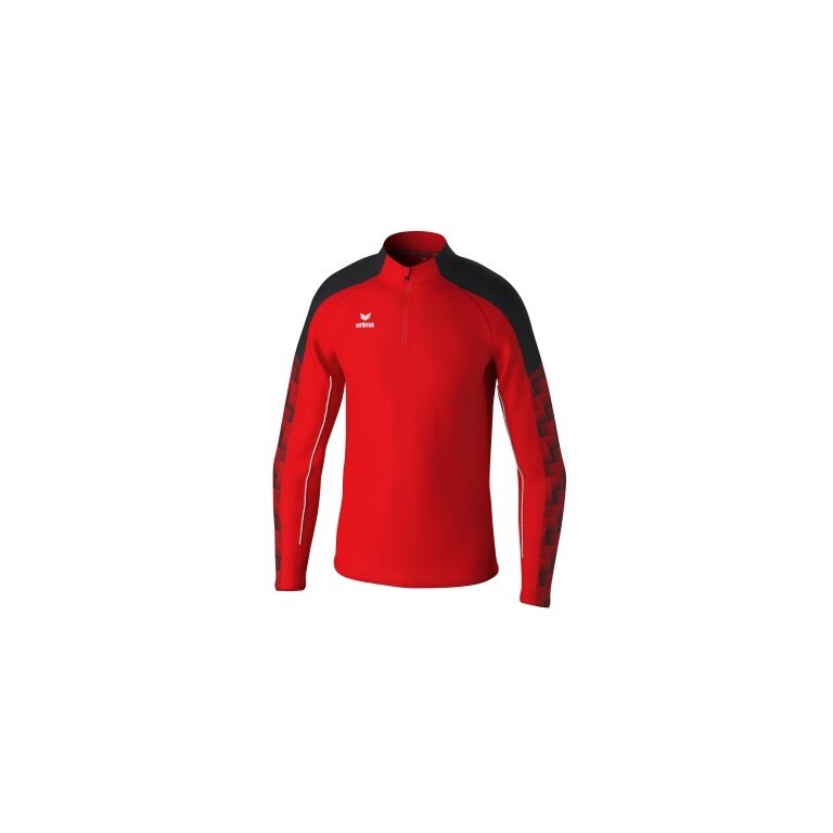 Erima Sport-Langarmshirt Evo Star Trainingstop (100% rec. Polyester) rot/schwarz Herren
