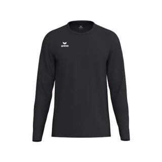 Erima Sport-Langarmshirt Intro Function (leicht, weich, feuchtigkeitsableitend) schwarz Herren