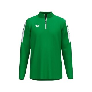 Erima Sport-Langarmshirt Intro Training Top (Half-Zip ,strapazierfähig Funktionsmaterial) grün Jungen