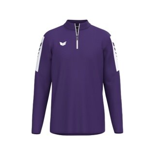 Erima Sport-Langarmshirt Intro Training Top (Half-Zip ,strapazierfähig Funktionsmaterial) violett Jungen