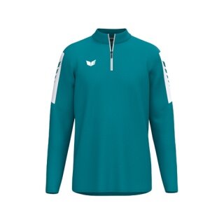 Erima Sport-Langarmshirt Intro Training Top (Half-Zip ,strapazierfähig Funktionsmaterial) blau Jungen