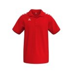 Erima Sport-Polo CMPT Wings (Baumwolle-Mischung, bequeme Passform) rot/weiss Herren