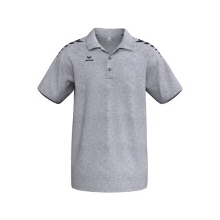 Erima Sport-Polo CMPT Wings (Baumwolle-Mischung, bequeme Passform) melangegrau Herren