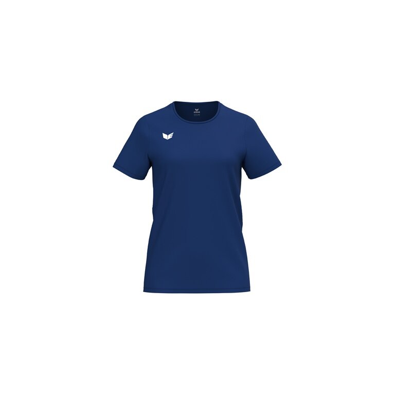 Erima Sport-Shirt Intro Function (100% rec. Polyester, leicht, schnelltrocknend) navyblau Damen