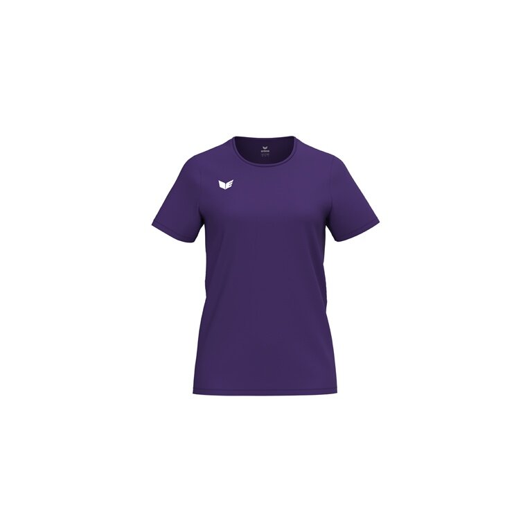 Erima Sport-Shirt Intro Function (100% rec. Polyester, leicht, schnelltrocknend) violett Damen