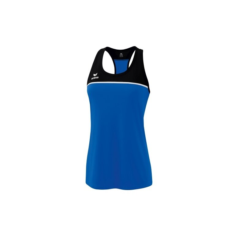 Erima Sport-Tank Top Change (100% rec. Polyester) royalblau/schwarz Damen