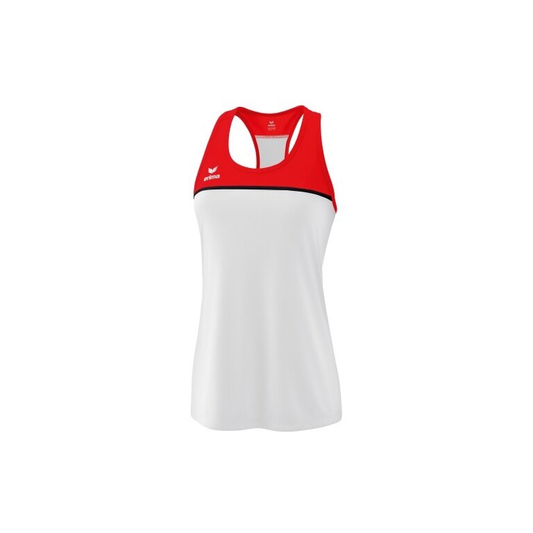 Erima Sport-Tank Top Change (100% rec. Polyester) weiss/rot Damen