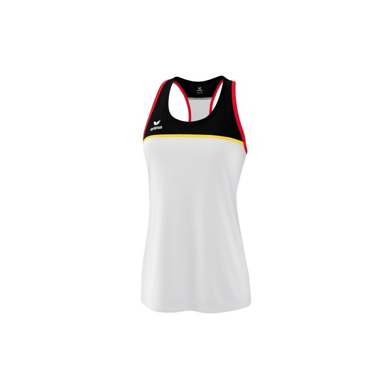 Erima Sport-Tank Top Change (100% rec. Polyester) weiss/schwarz Damen
