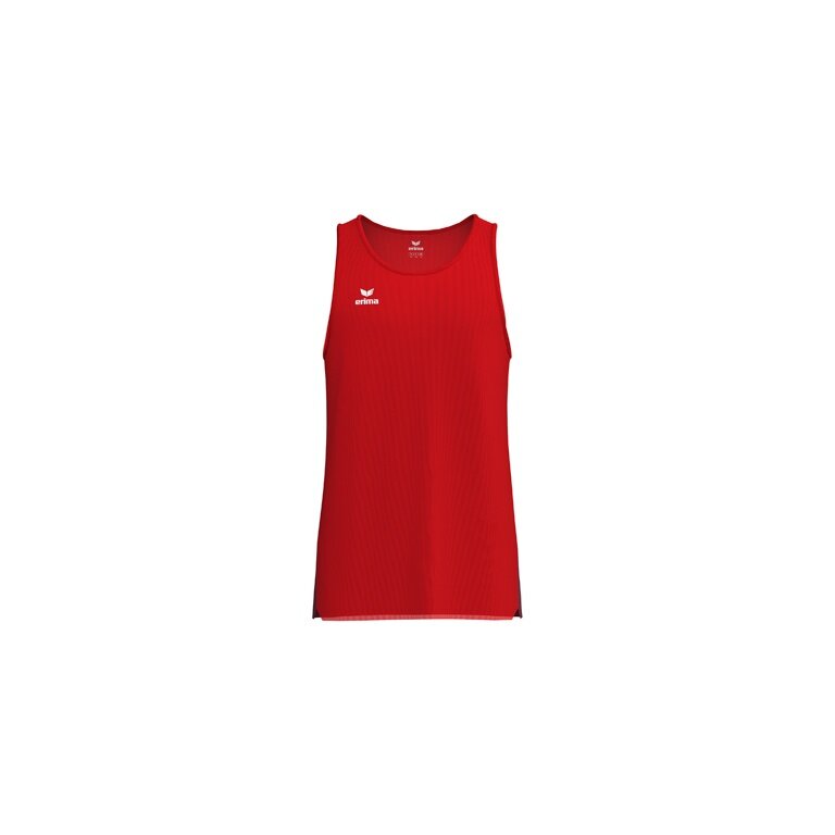 Erima Sport-Tank Top T&F Wings Singlet (leicht, schnelltrocknend) rot Herren