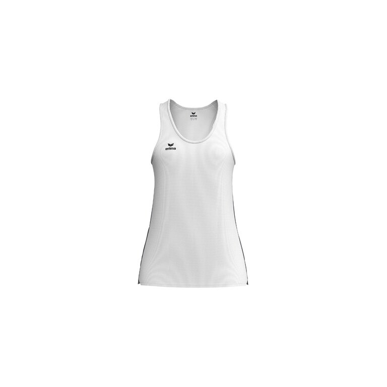 Erima Sport-Tank Top T&F Wings Singlet (leicht, schnelltrocknend) weiss/schwarz Damen