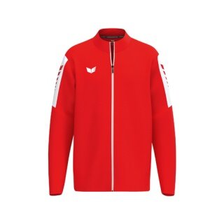Erima Sport-Trainingsjacke Intro (strapazierfähig, mit Reißverschlusstaschen) rot Herren
