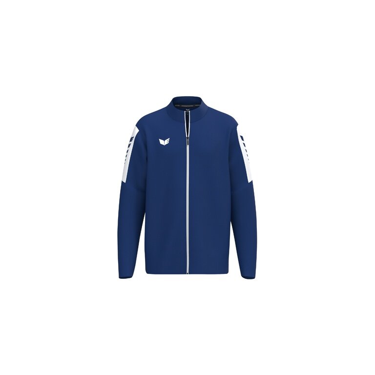 Erima Sport-Trainingsjacke Intro (strapazierfähig, mit Reißverschlusstaschen) navyblau Jungen