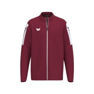 Erima Sport-Trainingsjacke Intro (strapazierfähig, mit Reißverschlusstaschen) bordeauxrot Herren