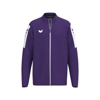 Erima Sport-Trainingsjacke Intro (strapazierfähig, mit Reißverschlusstaschen) violet Jungen