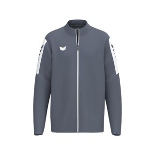 Erima Sport-Trainingsjacke Intro (strapazierfähig, mit Reißverschlusstaschen) grau Herren