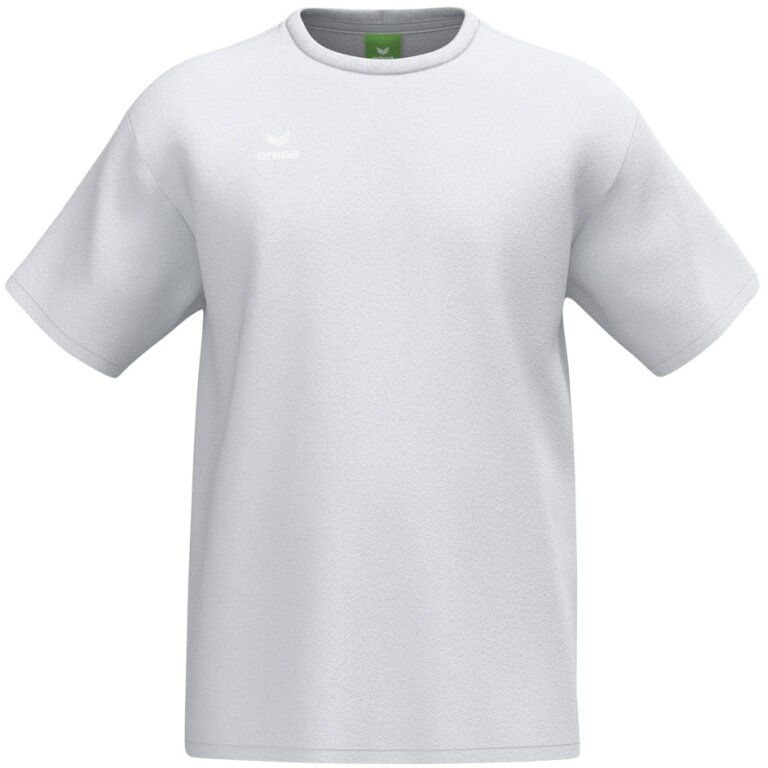 Erima Sport-Tshirt CMPT (100% Baumwolle, hoher Tragekomfort) weiss Herren