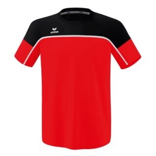 Erima Sport-Tshirt Change (100% rec. Polyester, leicht, schnelltrocknend) rot/schwarz Herren