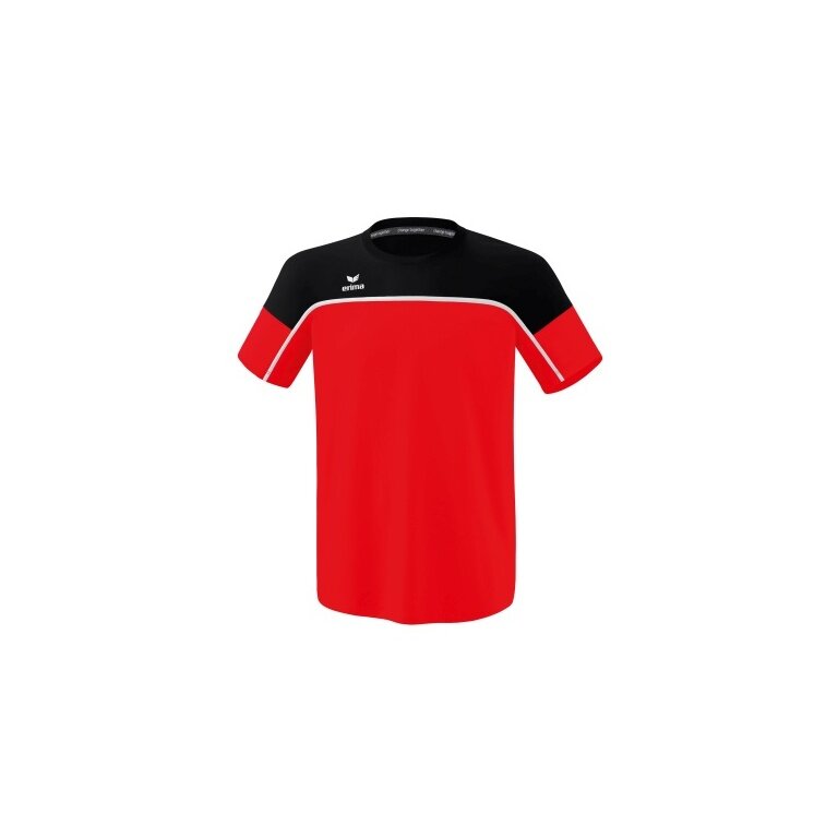 Erima Sport-Tshirt Change (100% rec. Polyester, leicht, schnelltrocknend) rot/schwarz Jungen