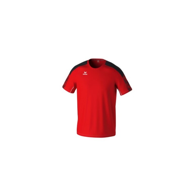 Erima Sport-Tshirt Evo Star (100% rec. Polyester, leicht) rot/schwarz Herren