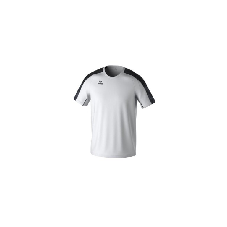 Erima Sport-Tshirt Evo Star (100% rec. Polyester, leicht) weiss/schwarz Herren