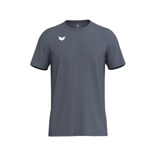 Erima Sport-Tshirt Intro Function (100% rec. Polyester, leicht, schnelltrocknend) dunkelgrau Herren