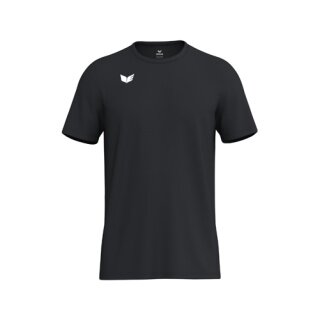 Erima Sport-Tshirt Intro Function (100% rec. Polyester, leicht, schnelltrocknend) schwarz Herren