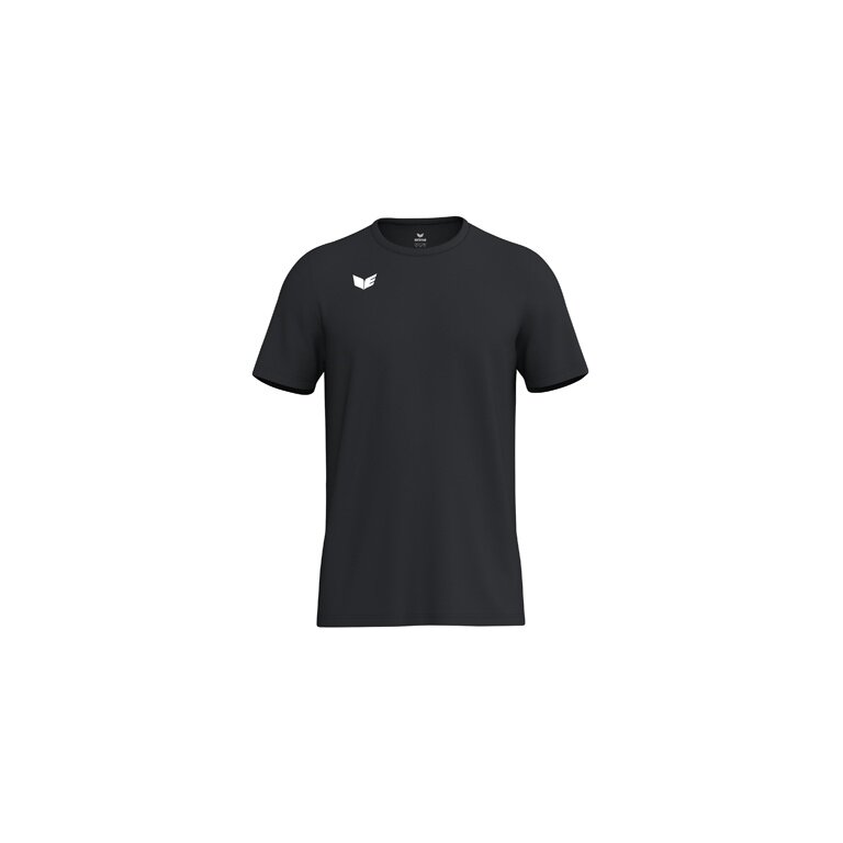 Erima Sport-Tshirt Intro Function (100% rec. Polyester, leicht, schnelltrocknend) schwarz Jungen