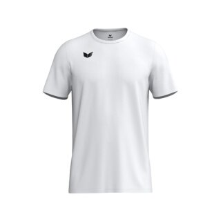 Erima Sport-Tshirt Intro Function (100% rec. Polyester, leicht, schnelltrocknend) weiss Jungen