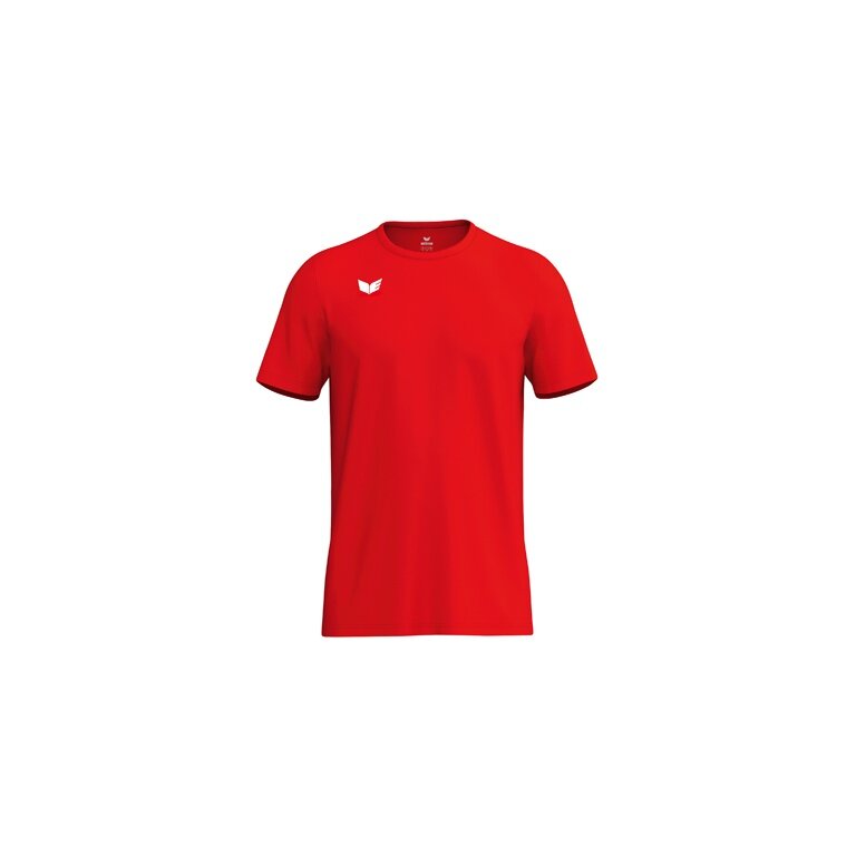 Erima Sport-Tshirt Intro Function (100% rec. Polyester, leicht, schnelltrocknend) rot Herren
