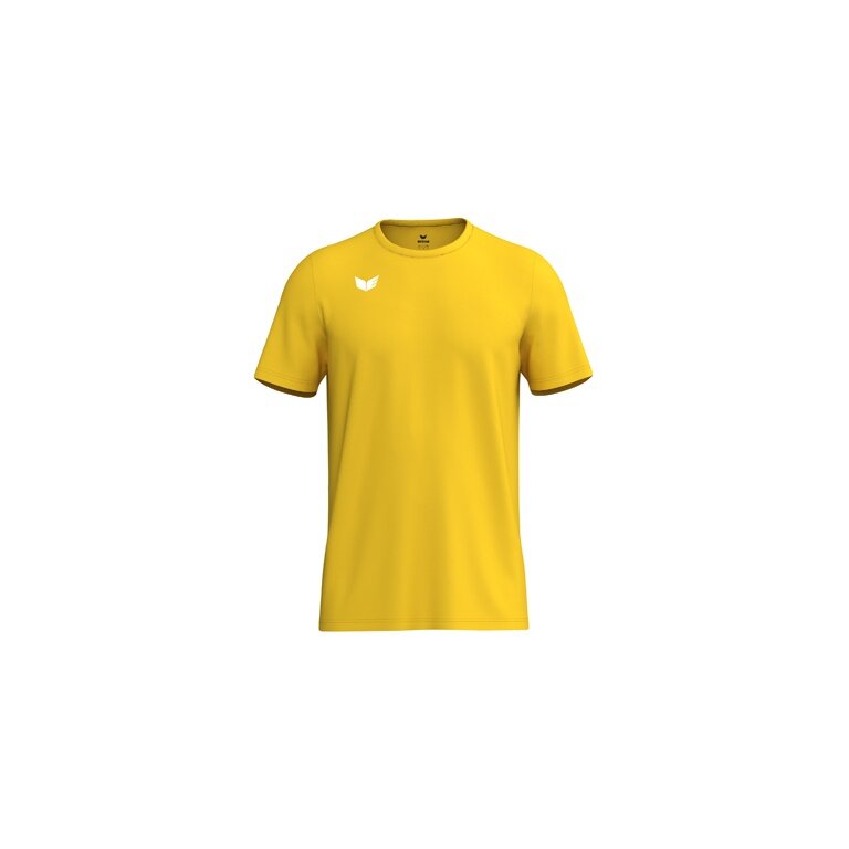 Erima Sport-Tshirt Intro Function (100% rec. Polyester, leicht, schnelltrocknend) gelb Herren