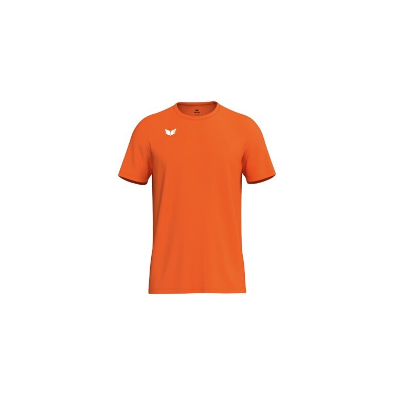 Erima Sport-Tshirt Intro Function (100% rec. Polyester, leicht, schnelltrocknend) orange Herren