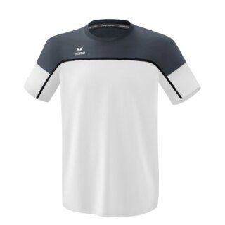 Erima Sport-Tshirt Change (100% rec. Polyester, leicht, schnelltrocknend) weiss/grau Herren