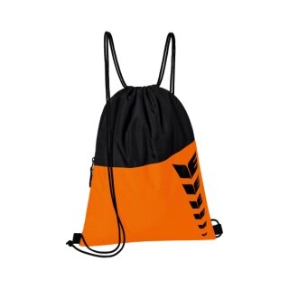Erima Sportbeutel Six Wings mit Reißverschluss - orange/schwarz
