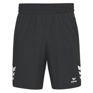 Erima Sporthose Celebrate 125 Short (100% Polyester, elastischer Bund mit Kordelzug) kurz schwarz Herren