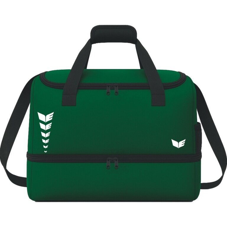 Erima Sporttasche Intro mit Bodenfach (Größe M - 53,5 Liter) smaragdgrün 50x29x37cm