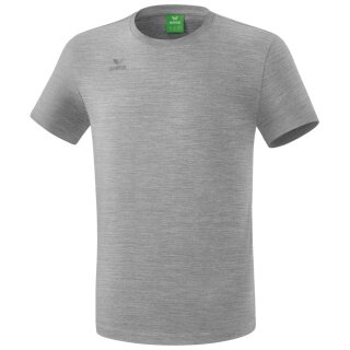 Erima Sport-Tshirt Teamsport (100% Baumwolle, atmungsaktiv) grau Herren