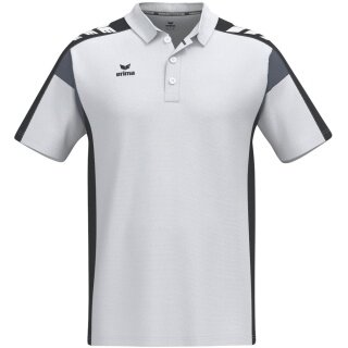 Erima Tennis-Polo Celebrate 125 Function (100% rec. Polyester, schnelltrocknend) weiss/schwarz Herren